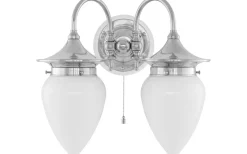 Tigerstedt - Förnicklad / Brytare / Vitt fäste