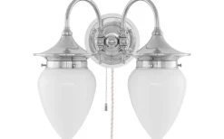 Tigerstedt - Förnicklad / Brytare / Vitt fäste