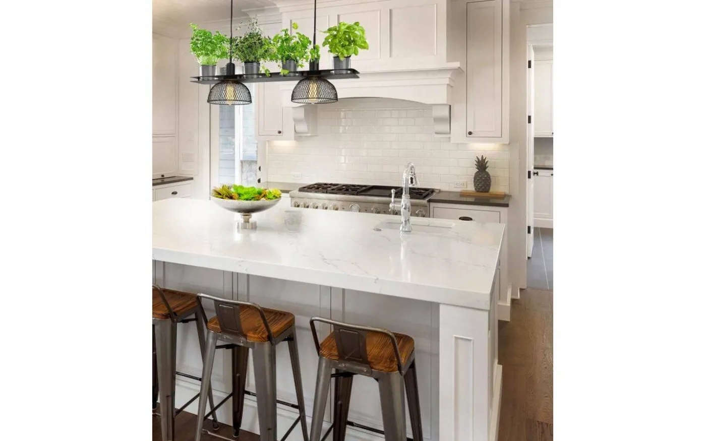 Timjan Taklampa 78cm Svart