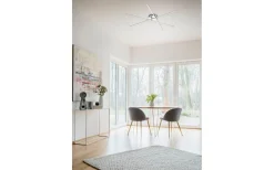 Tiriac Plafond LED borstat stål