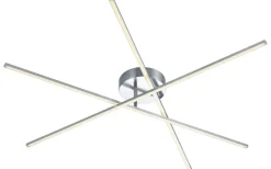 Tiriac Plafond LED borstat stål