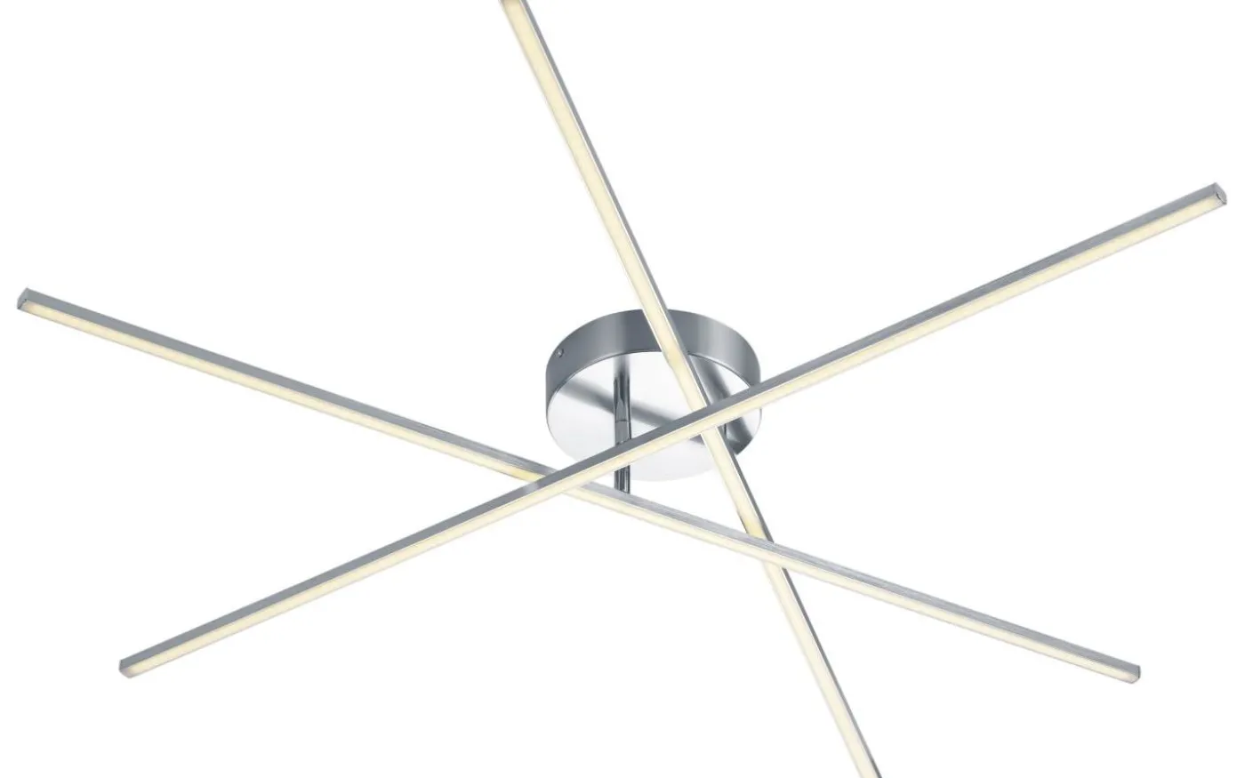 Tiriac Plafond LED borstat stål