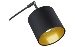 Tommy Golvlampa 5-delad kurvad E14 matt svart/guld