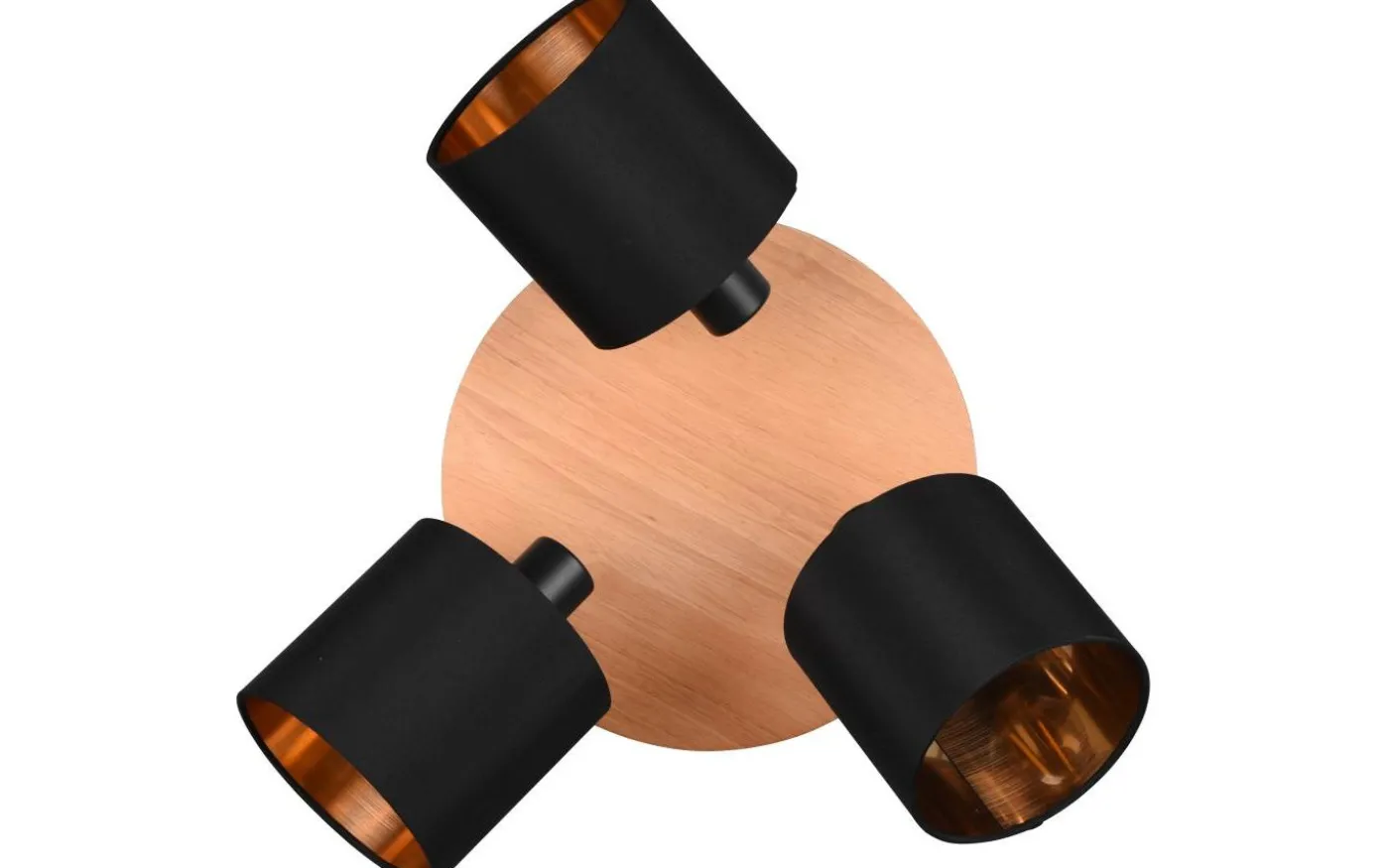 Tommy Spotlight 3-delad E14 trä/matt svart