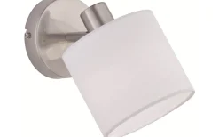 Tommy Spotlight E14 borstat stål/vit