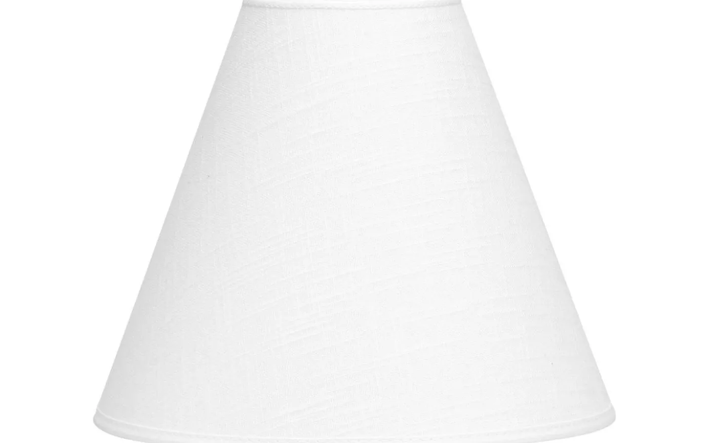 Toppringskärm Ø15cm E14 Classico Vit