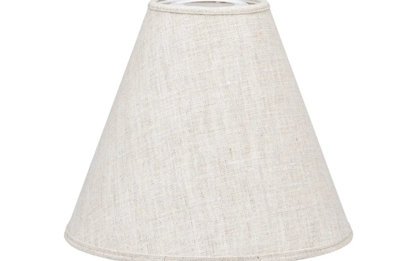 Toppringskärm Ø22cm Lin Ljus Beige