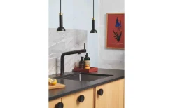 Torch Pendel Svart/Mässing