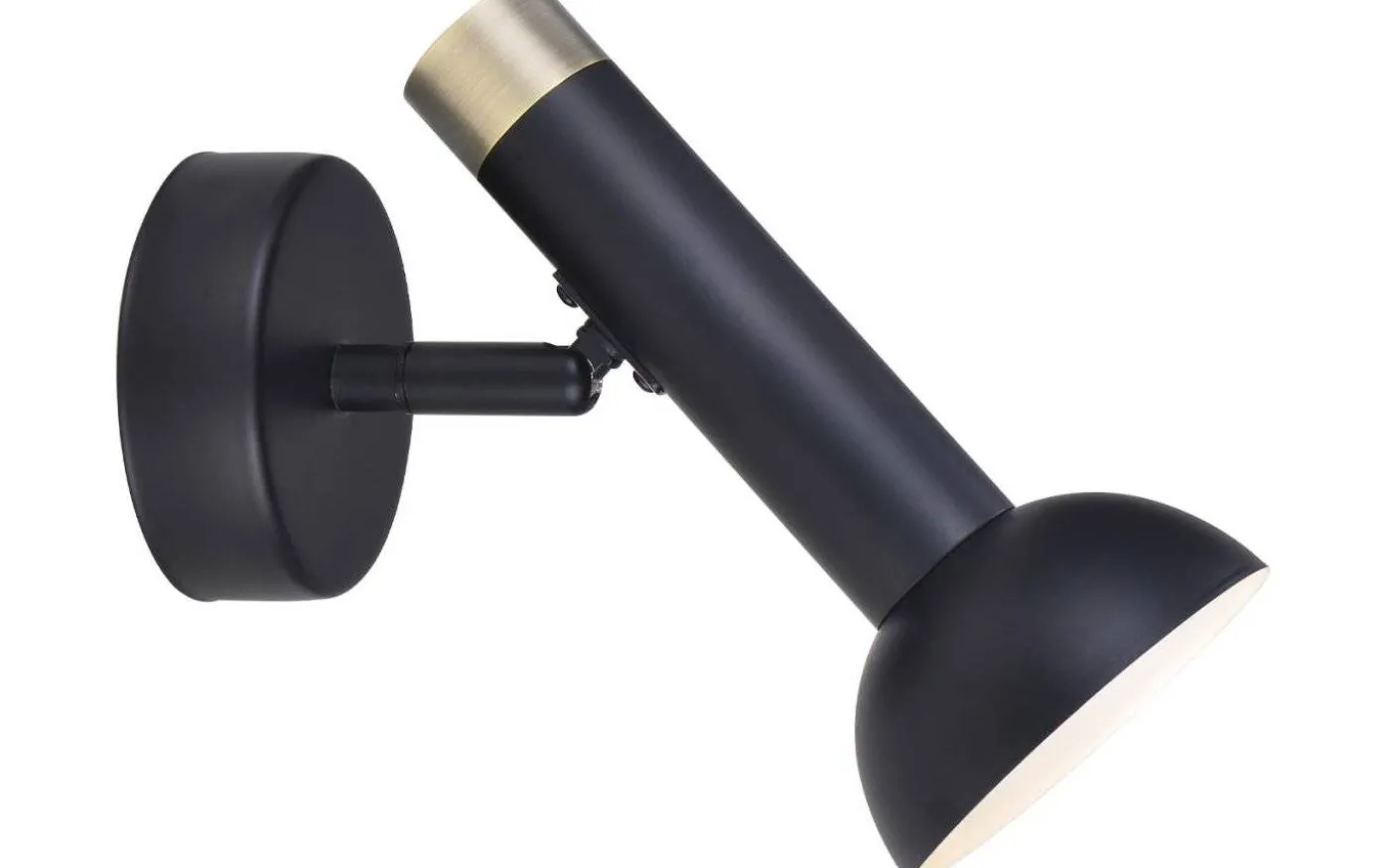 Torch Vägglampa Svart/Mässing