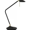 Toreno Bordslampa 55cm LED 3000K 630lm 7W Svart/Mässing Dimbar
