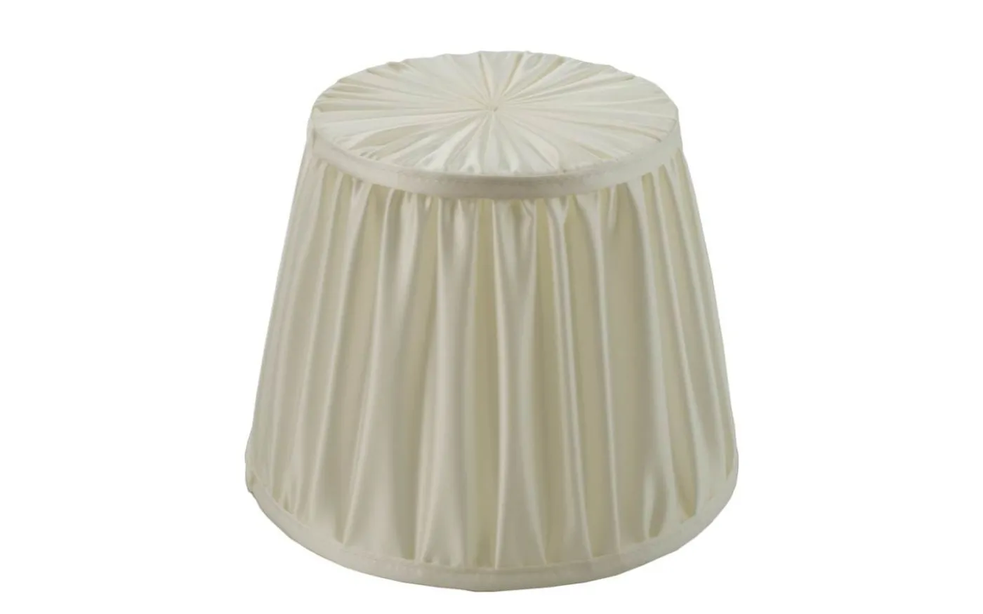 Torino Plisserad Takskärm Ø42cm Offwhite