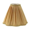 Torino Toppringsskärm Plisserad Ø25cm Guld