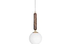 Torrano Fönsterlampa 15cm E14 Brun/Opalvit