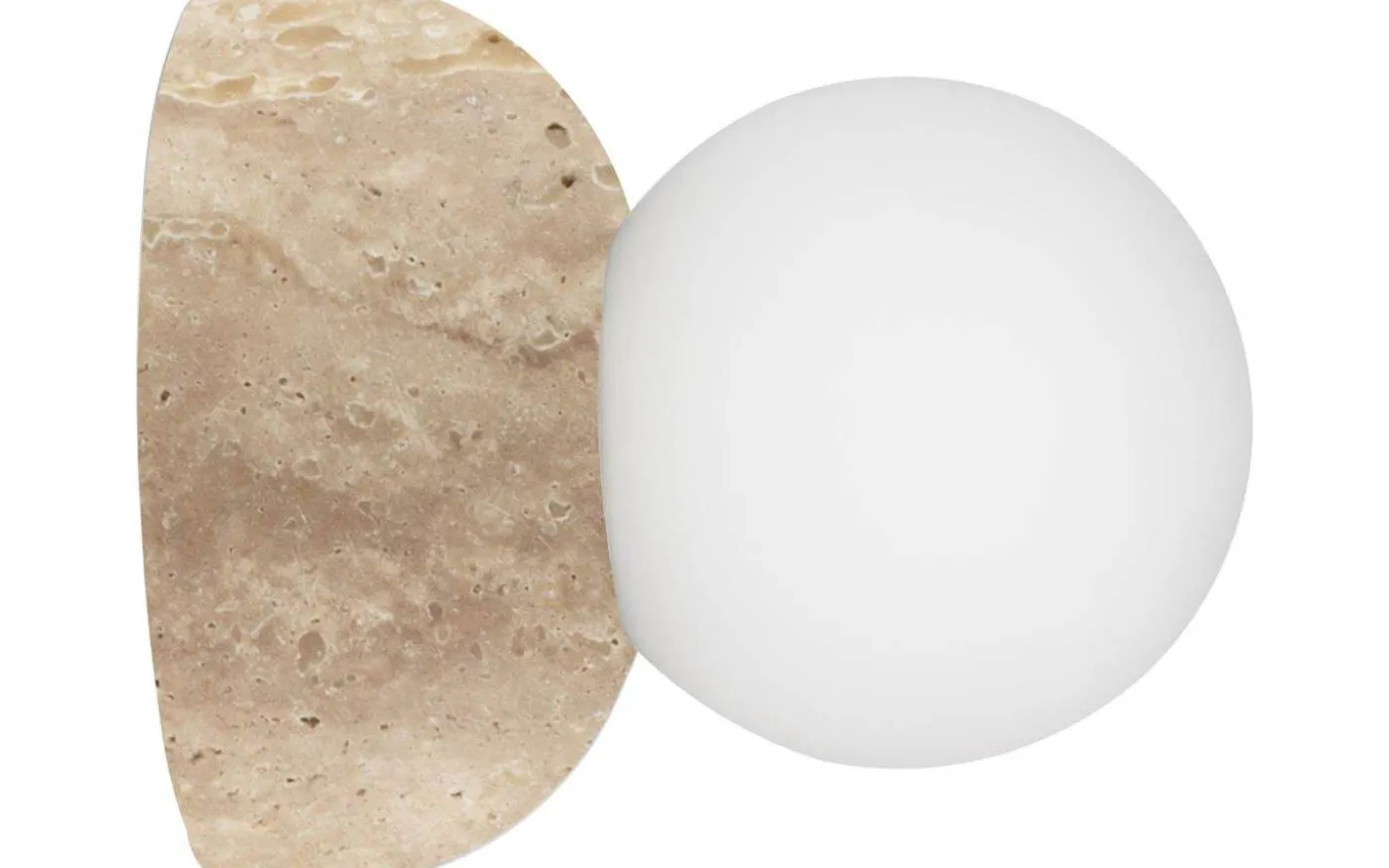 Torrano Plafond/Vägglampa 13cm Travertin IP44