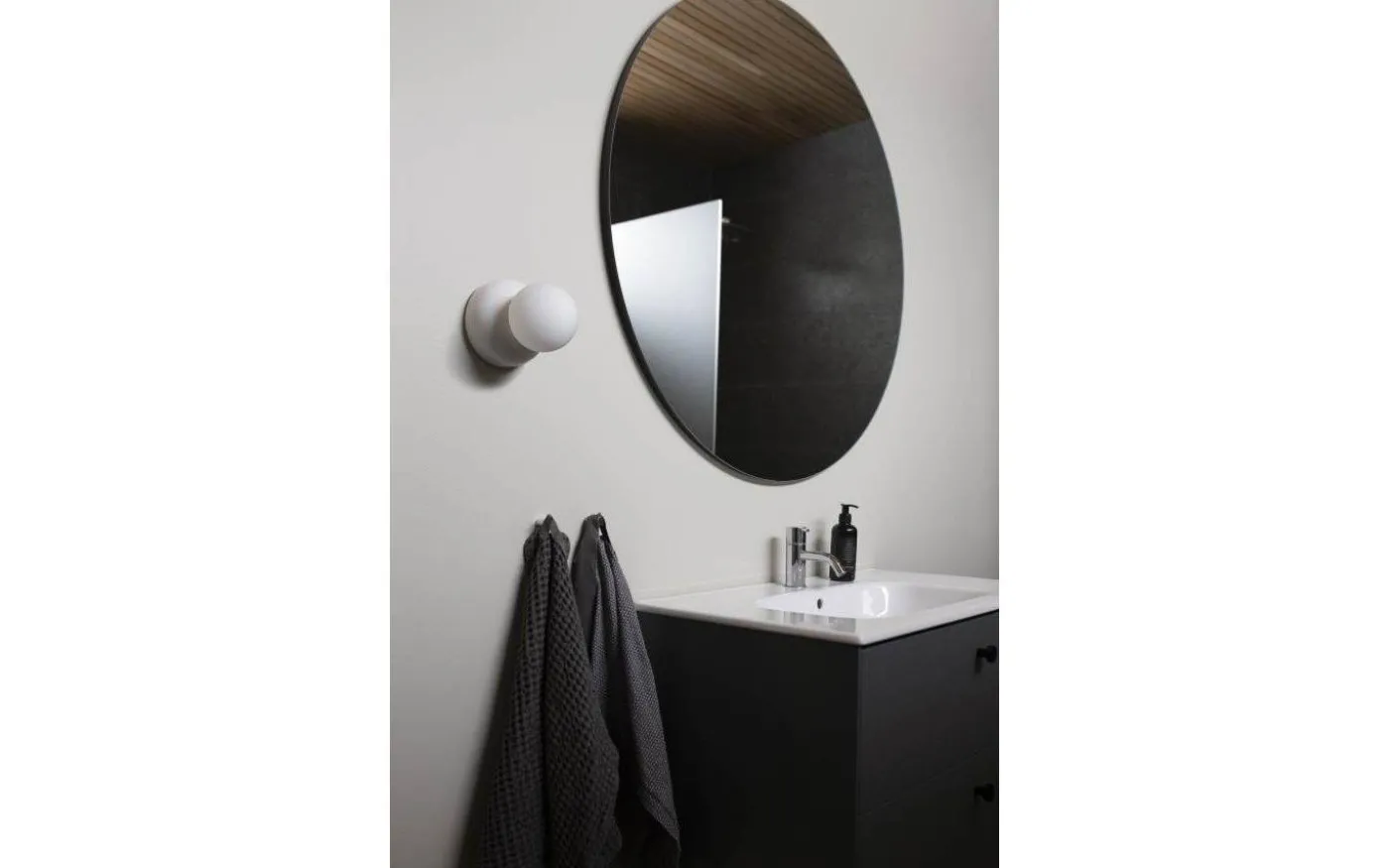 Torrano Vägglampa/Plafond 13cm IP44 Vit