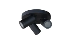 Torsö Takspotlight Ø25cm Svart IP44