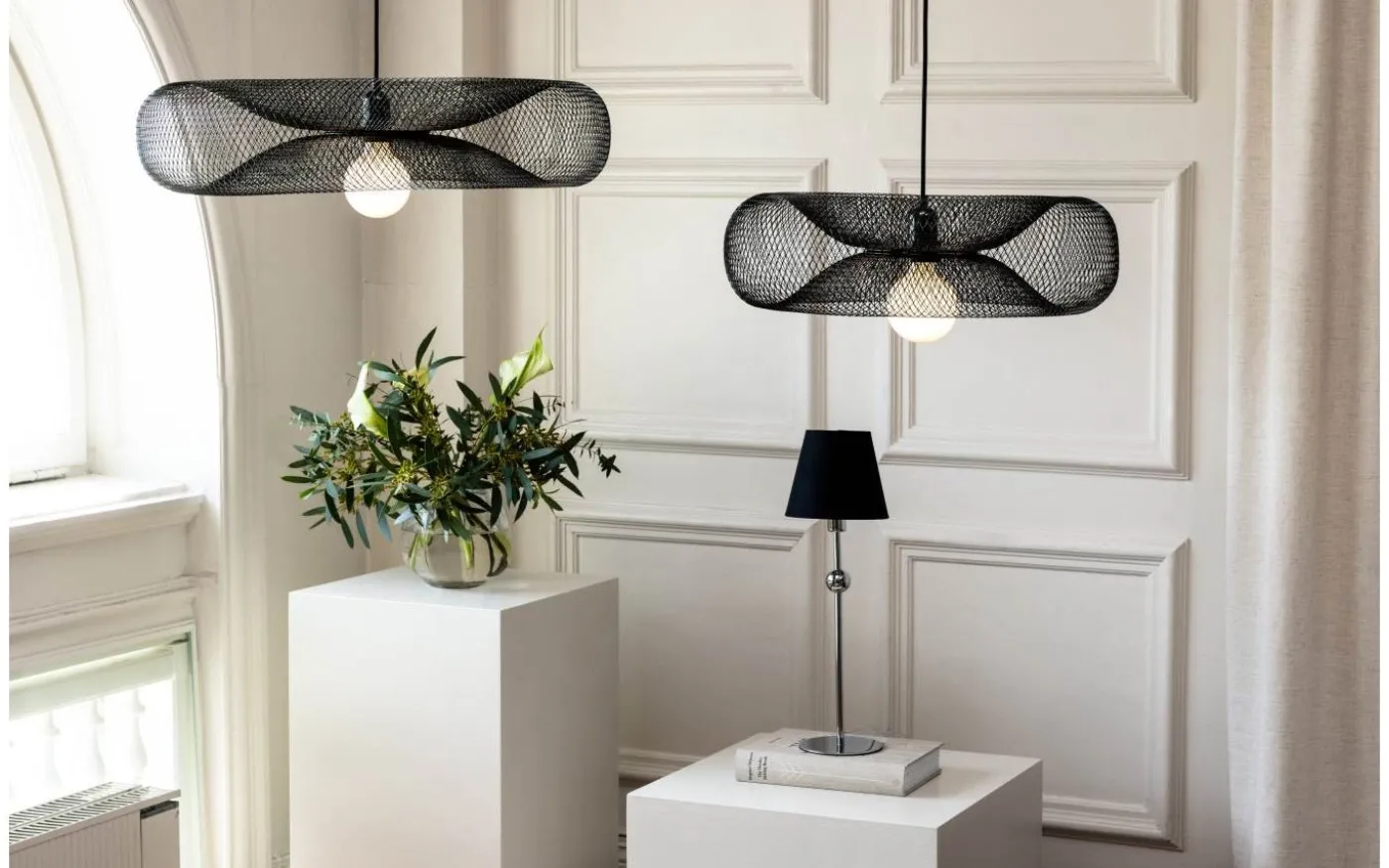 Torus Taklampa 50cm Svart