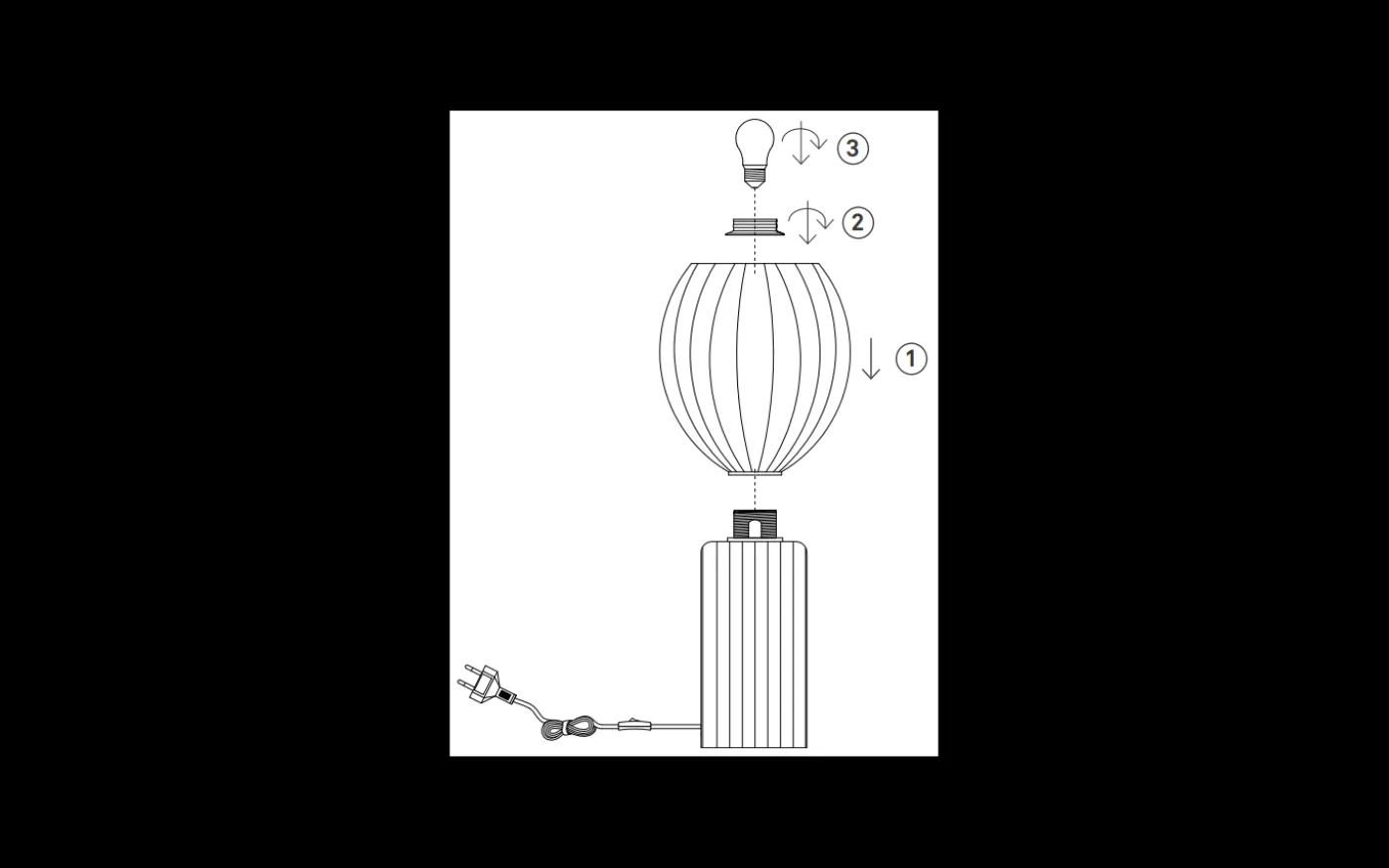 Toulipa Bordslampa 40cm Bärnsten