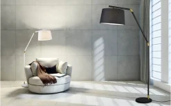 Tracy Golvlampa E27 mattsvart