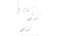 Tragacete Spegellampa 60cm LED 4000K 15,5W Silver IP44