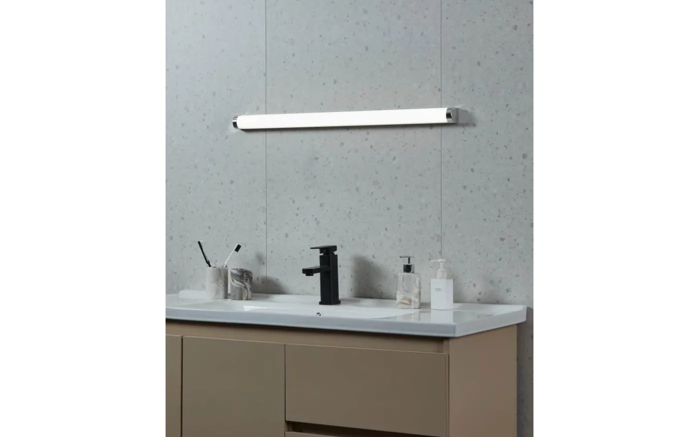 Tragacete Spegellampa 77cm LED 4000K 18,5W Silver IP44