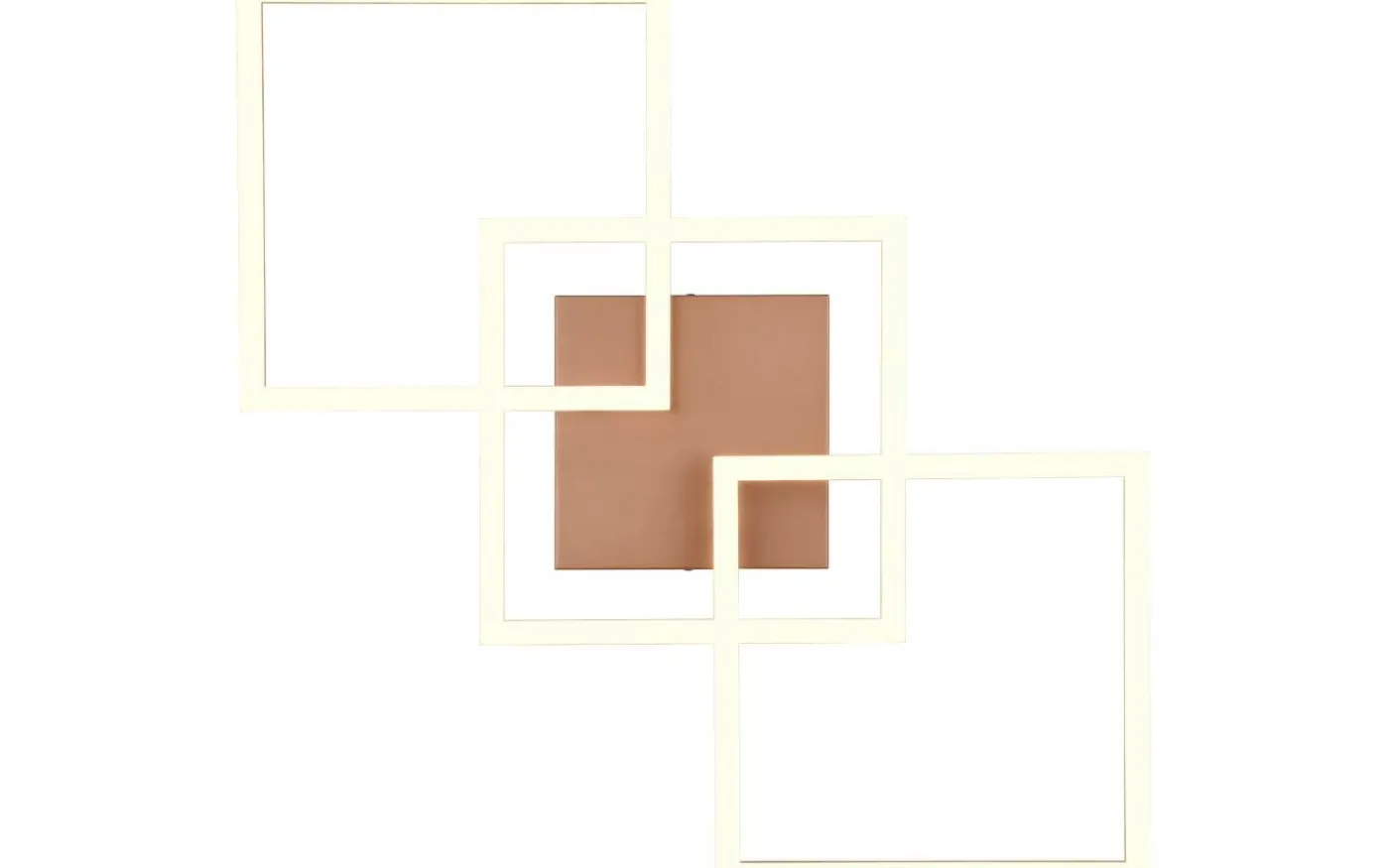 Trail Plafond LED 3-delad kaffebrun