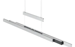 Trajan Taklampa LED borstad aluminium/svart