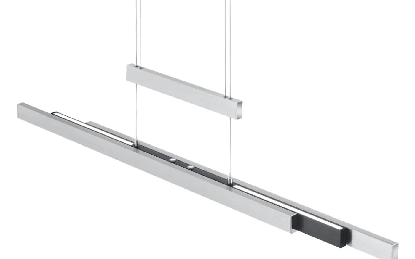 Trajan Taklampa LED borstad aluminium/svart