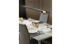 Trajan Takpendel LED mattsvart/mattmässing