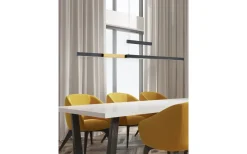 Trajan Takpendel LED mattsvart/mattmässing