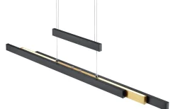 Trajan Takpendel LED mattsvart/mattmässing