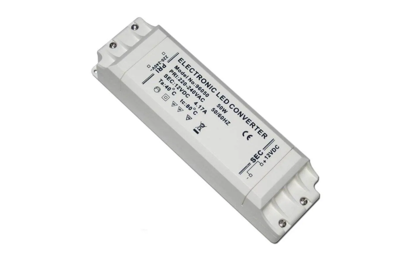 Transformator 12V DC Max 50W Ej Dimbar