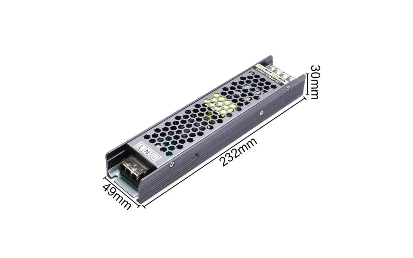 Transformator 12V DC Max 100W Dimbar