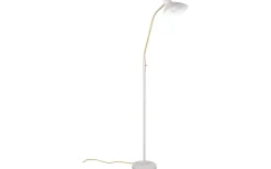 Traveller Golvlampa E27 varmgrå/matt mässing