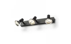 Trica III Takspotlight 3L Svart