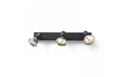 Trica III Takspotlight 3L Svart