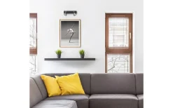 Trica III Vägglampa 2L Svart