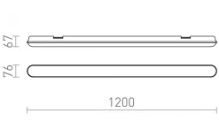 Trident Pro LED-Armatur 120cm 5200lm 40W 4000K IP65