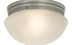 Trind Plafond 24cm Silver/Frostat glas