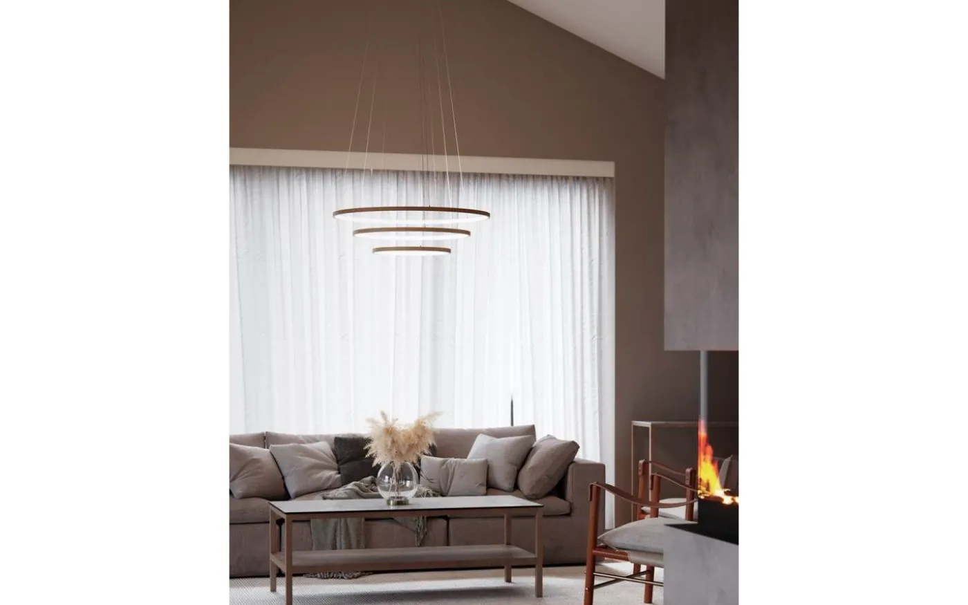 Trione Taklampa LED 80cm Natur