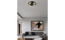 Trondheim Takfläkt 48cm 4xE27 mattsvart