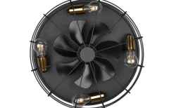 Trondheim Takfläkt 48cm 4xE27 mattsvart