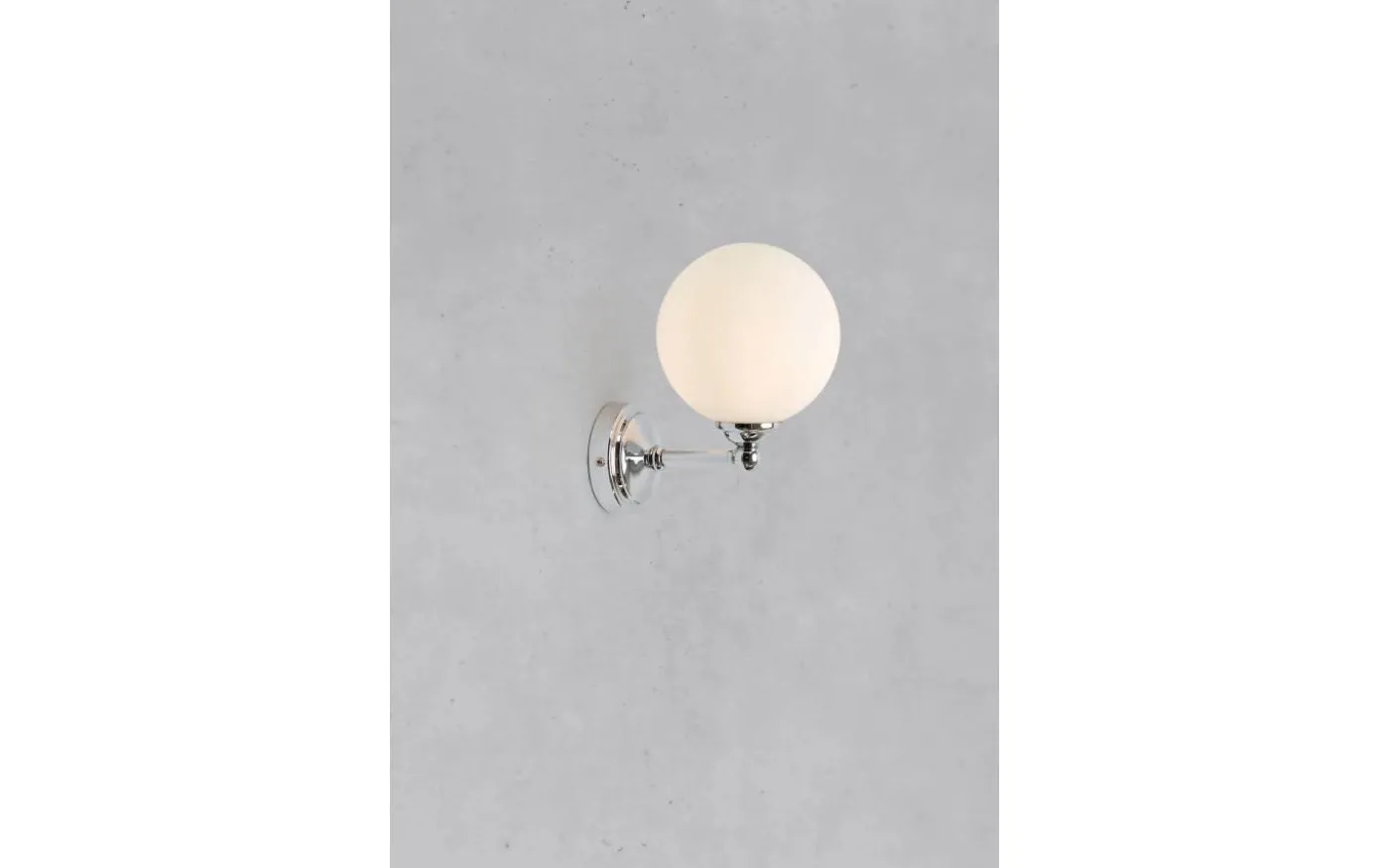 Tropea Vägglampa Vit/Krom IP44