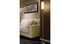 Troy 3 Golvlampa 153cm Nickel/Opal