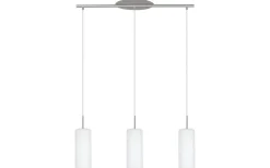 Troy 3 Taklampa 72cm Nickel/Vit