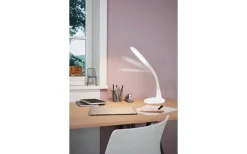 Trunca Skrivbordslampa 49cm med QI-Laddare LED 2700-5000K 3,7W Vit