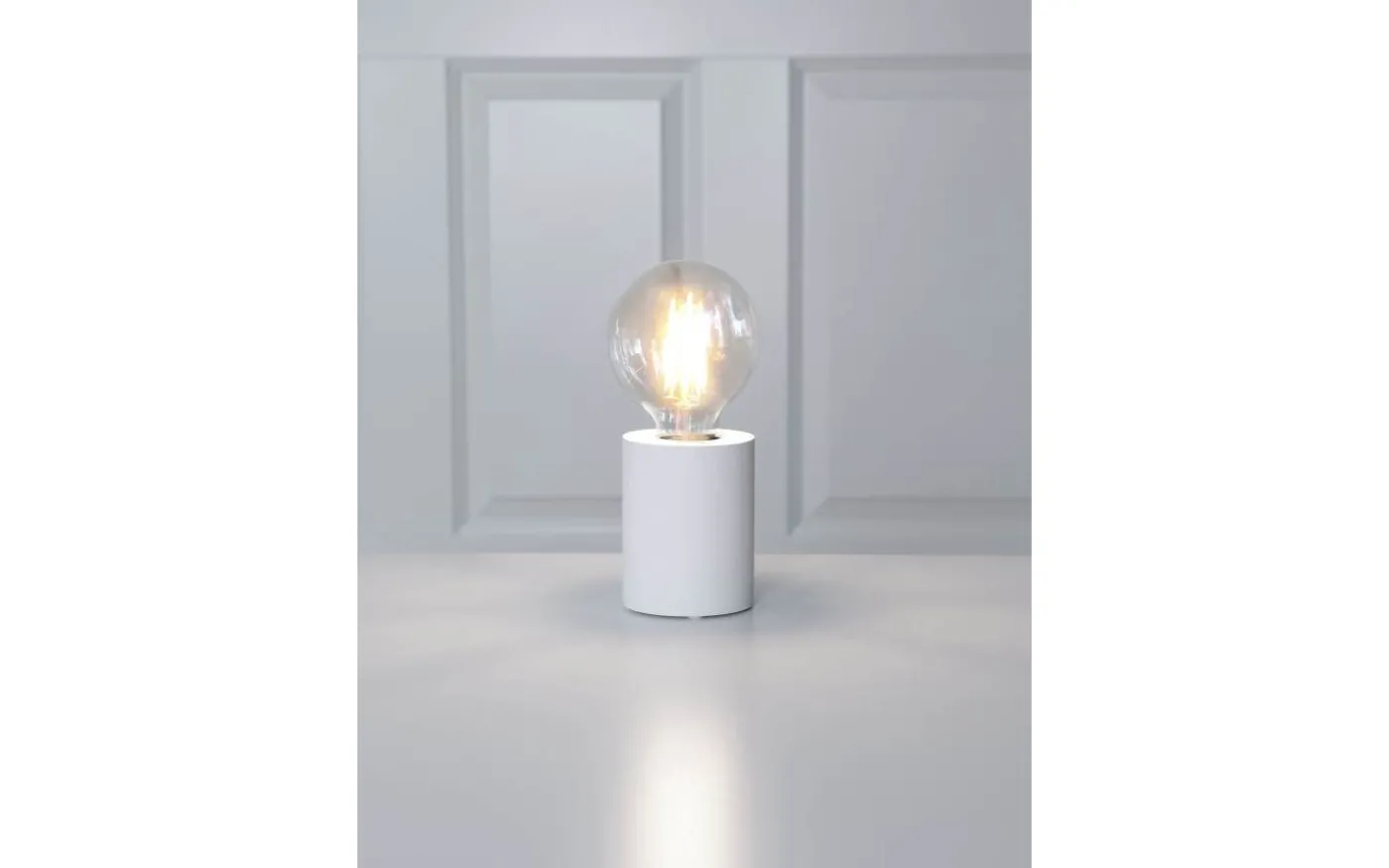 Tub Bordslampa 10cm Vit