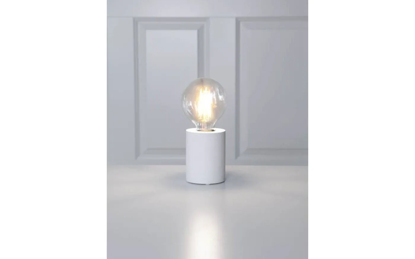 Tub Bordslampa E27 10cm Vit
