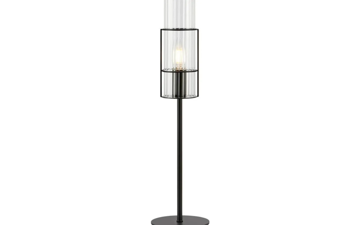 Tubo Bordslampa 50cm Svart/Klar