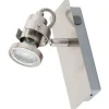 Tukon Takspotlight 17cm GU10 LED 3000K 3W Nickel